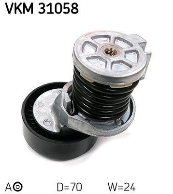 Rolo tensor da correia trapezoidal estriada SKF ref. VKM 31058
